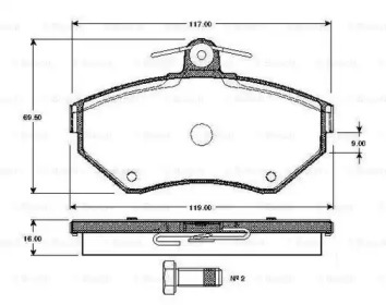 BOSCH 0 986 TB2 039