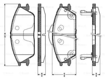 BOSCH 0 986 TB2 116