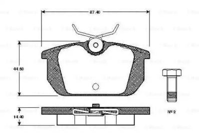 BOSCH 0 986 TB2 119