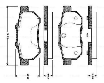 BOSCH 0 986 TB2 121