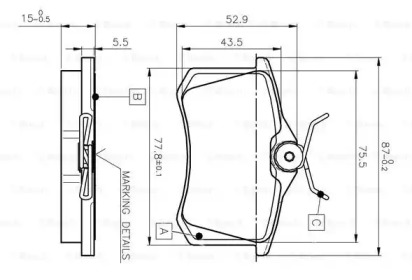 BOSCH 0 986 TB2 140