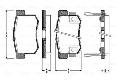 BOSCH 0 986 TB2 182