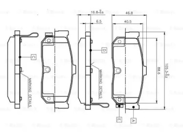 BOSCH 0 986 TB2 199