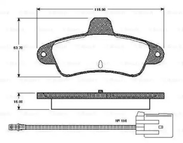 BOSCH 0 986 TB2 242