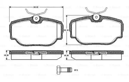 BOSCH 0 986 TB2 275