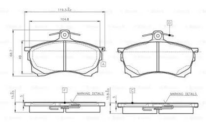 BOSCH 0 986 TB2 278