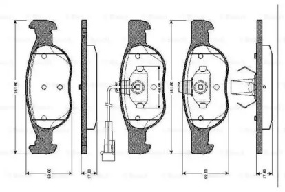 BOSCH 0 986 TB2 285