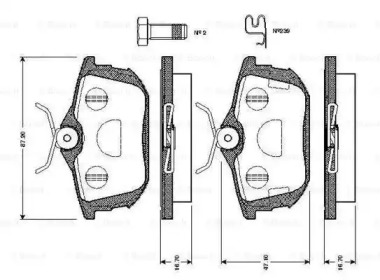 BOSCH 0 986 TB2 299