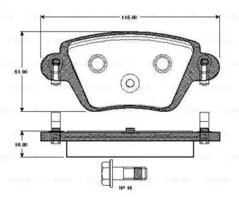 BOSCH 0 986 TB2 383