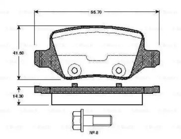 BOSCH 0 986 TB2 391