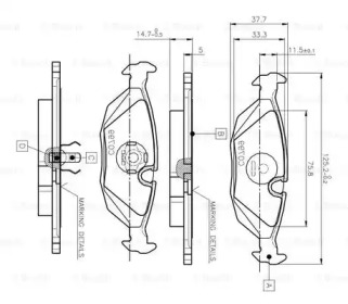 BOSCH 0 986 TB2 532