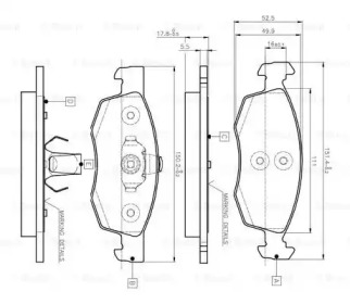 BOSCH 0 986 TB2 541