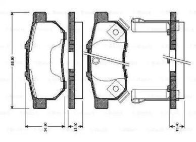 BOSCH 0 986 TB2 573