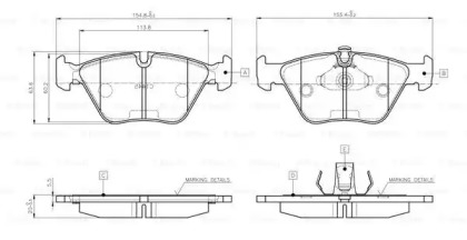 BOSCH 0 986 TB2 598