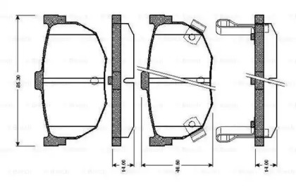 BOSCH 0 986 TB2 619