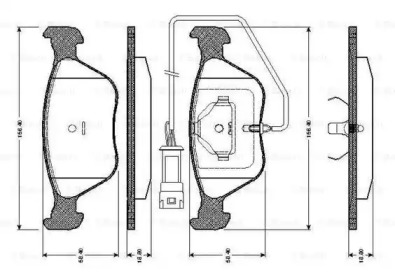 BOSCH 0 986 TB2 697