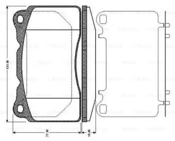 BOSCH 0 986 TB2 770