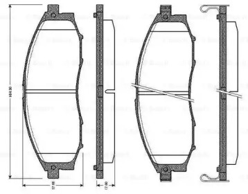 BOSCH 0 986 TB2 805