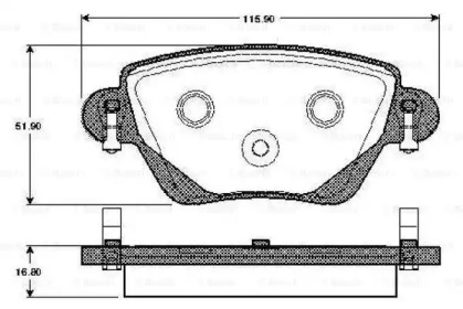 BOSCH 0 986 TB2 820