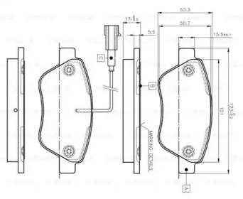 BOSCH 0 986 TB2 836