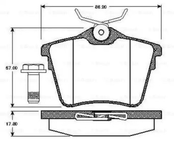 BOSCH 0 986 TB2 881