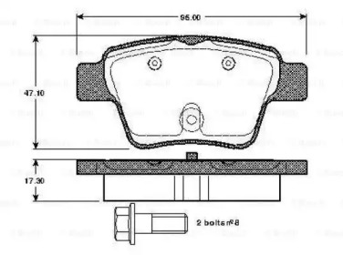 BOSCH 0 986 TB2 896