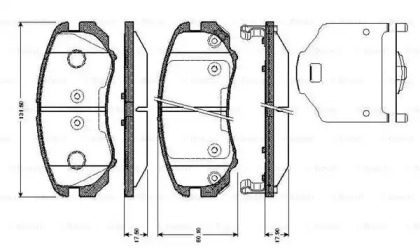 BOSCH 0 986 TB2 962