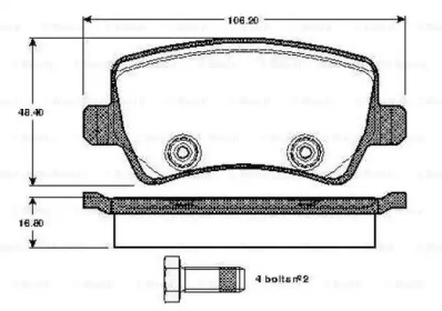 BOSCH 0 986 TB3 004