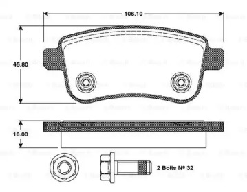 BOSCH 0 986 TB3 093