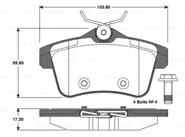 BOSCH 0 986 TB3 101