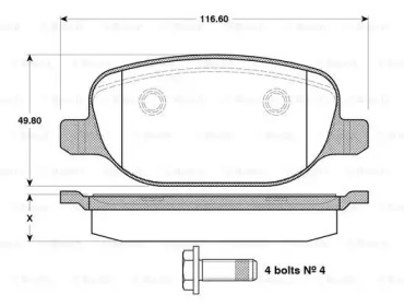 BOSCH 0 986 TB3 122