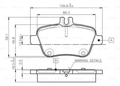 BOSCH 0 986 TB3 145