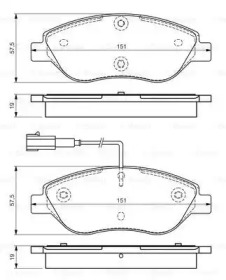 BOSCH 0 986 TB3 155