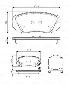 BOSCH 0 986 TB3 168