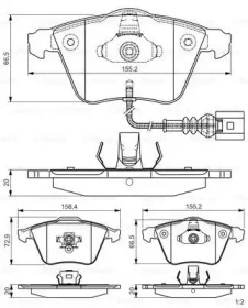 BOSCH 0 986 TB3 196