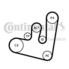 CONTITECH 6PK1660K2 CONTITECH 6PK1660K2
