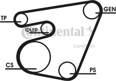 CONTITECH 6PK1767D1