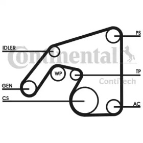 CONTITECH 6PK2380D1