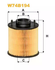 WIX FILTERS W74B194