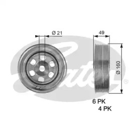 GATES TVD1086