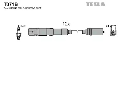 tesla t071b