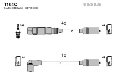 tesla t104c