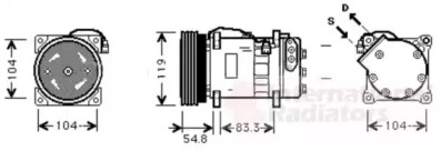 VAN WEZEL 5800K281