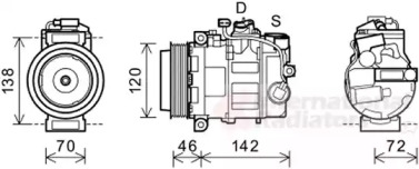 VAN WEZEL 7400K074