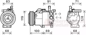 VAN WEZEL 8300K144