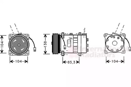 VAN WEZEL 0100K014