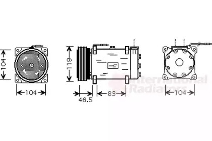 VAN WEZEL 0900K160