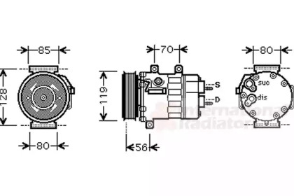 VAN WEZEL 0900K254