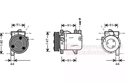 VAN WEZEL 1300K002