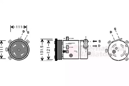 VAN WEZEL 8100K038